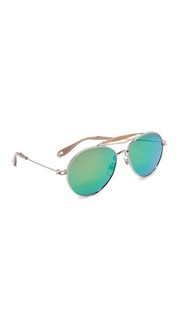Солнцезащитные очки-авиаторы с зеркальными линзами Arrow Givenchy