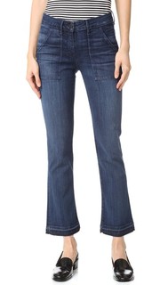Укороченные джинсы-буткат W2 в стиле милитари 3x1
