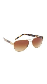 Солнцезащитные очки-авиаторы Tory Burch