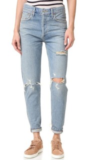 Классические джинсы Jamie с высокой посадкой Agolde