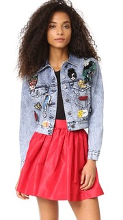 Chloe Denim Jacket Alice + Olivia