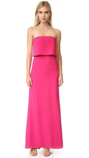 Strapless Tiered Top Gown Halston Heritage