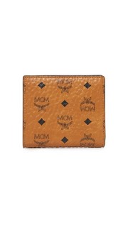 Миниатюрный кошелек двойного сложения MCM