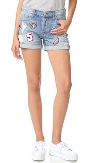 Logan Patchwork Shorts Rails