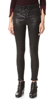 High Rise Lace Up Leather Pants Rag & Bone/Jean