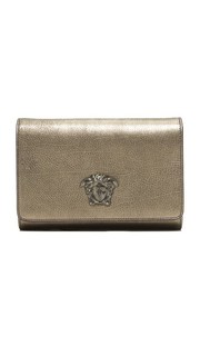Кожаный клатч Versace