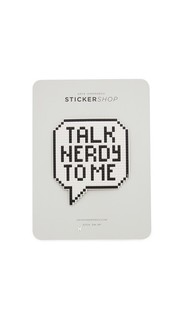 Большой стикер Talk Nerdy to Me Anya Hindmarch