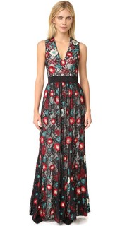 Вечернее платье Ally с вышивкой и V-образным вырезом Alice + Olivia