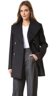 Pea Coat with Dove Buttons Nina Ricci