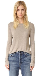 Классическая укороченная футболка T by Alexander Wang