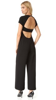 Комбинезон с открытой спиной из крепа T by Alexander Wang