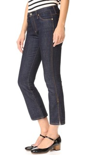 Укороченные джинсы Jodi с разрезами по бокам AG