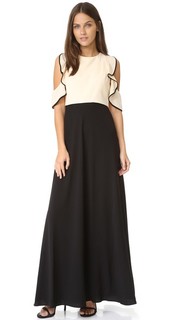 Вечернее платье с оборчатой отделкой Jill Jill Stuart