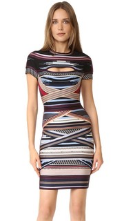 Платье в полоску Lisette Herve Leger