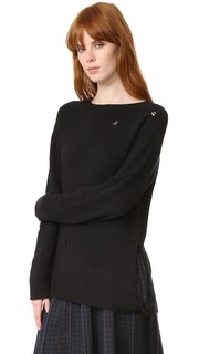 Кашемировый свитер с завязками на боку Marc Jacobs