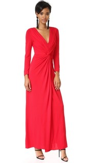 Платье с перекрученным передом Badgley Mischka Collection