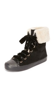 Кроссовки Ryan с отделкой из короткой шерсти Alice + Olivia