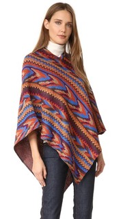 Пончо с зигзагообразным рисунком Missoni