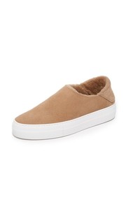 Кроссовки Charlie без шнуровки с короткой шерстью Tibi