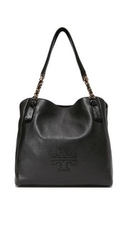 Объемная сумка с короткими ручками Harper Tory Burch