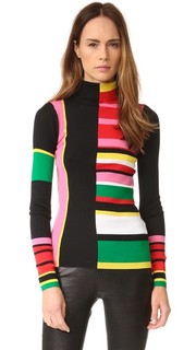 Рубчатый свитер с цветными блоками Kenzo