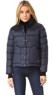 Пуховая куртка Rockwool с замшевой кокеткой Penfield