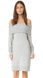 Платье с открытыми плечами Cashwool T by Alexander Wang