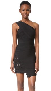 Платье с открытым плечом Orleana Herve Leger