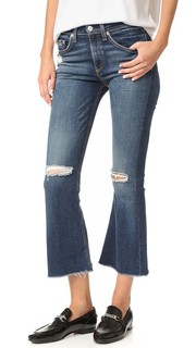 Укороченные расклешенные джинсы Rag & Bone/Jean