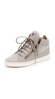 Замшевые кроссовки Giuseppe Zanotti