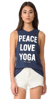Майка Peace Love &amp; Yoga Rocker Spiritual Gangster