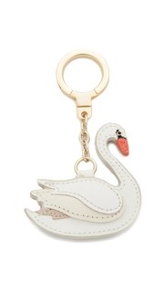 Брелок Swan из сафьяновой кожи Kate Spade New York