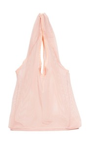 Объемная сумка с короткими ручками из сетчатой ткани Baggu