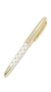 Шариковая ручка в золотистый горошек Kate Spade New York