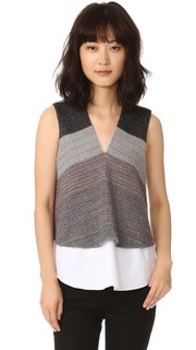 Многоуровневый топ 2 in 1 Derek Lam 10 Crosby
