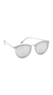 Солнцезащитные очки No Smirking с зеркальными линзами Le Specs