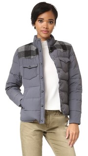 Пуховая куртка Rockford с кокеткой в клетку Penfield