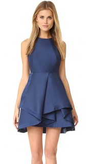 Структурированное платье с высоким воротником Halston Heritage