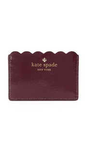 Визитница из лакированной кожи Kate Spade New York