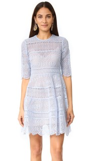 Расклешенное мини-платье Adorn с вышивкой Zimmermann