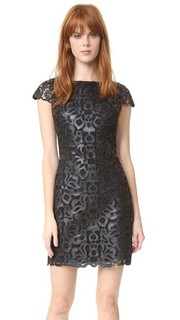 Платье Penni с короткими рукавами из искусственной кожи Alice + Olivia