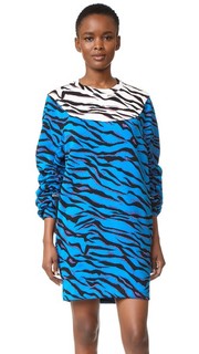 Платье-толстовка в тигровую полоску Kenzo