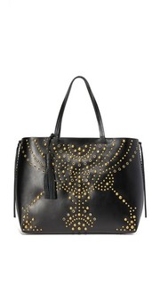 Объемная сумка Panama с короткими ручками и заклепками Rebecca Minkoff