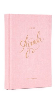 Органайзер розового цвета на 2017 г. Rifle Paper Co