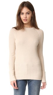 Свитер в рубчик с манжетами Autumn Cashmere