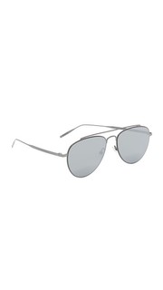Очень плоские солнцезащитные очки-авиаторы Tomas Maier