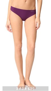 Однотонные трусики-танга Invisibles Calvin Klein Underwear