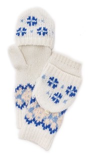 Митенки Asal с жаккардовым узором Club Monaco