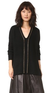 Свитер с отделкой цепочкой Derek Lam 10 Crosby