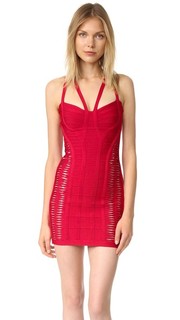 Бандажное платье Delana Flipped Herve Leger